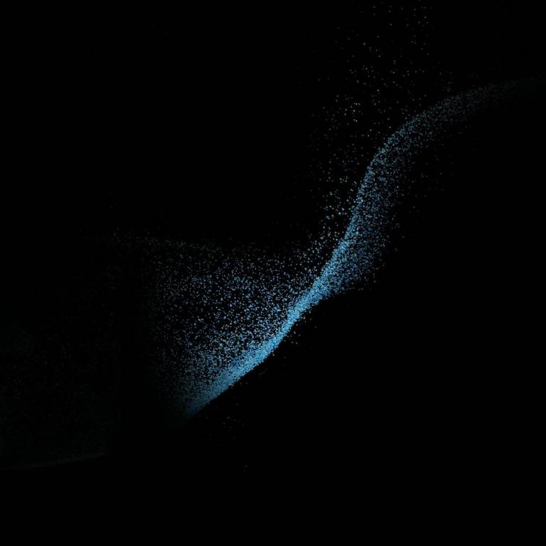 waves of blue participles