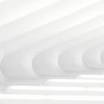 modern art painting in white