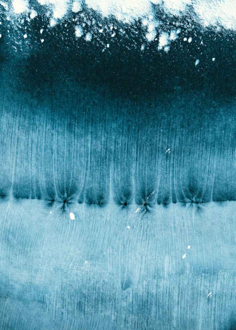 blue and white texture surface