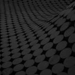 An undulating surface with a pattern