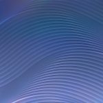 Abstract blue gradient with overlapping curved ridges creating a calm, wave-like pattern.
